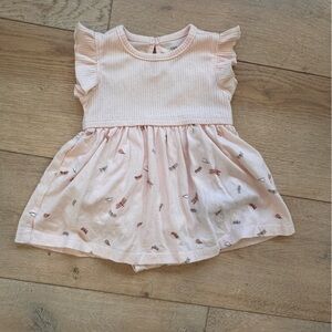 Carter's Pink Flutter Sleeve Dress